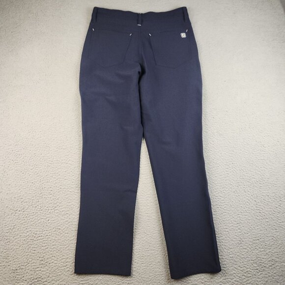Footjoy Golf Pants Men's 30x30 Athletic Fit Navy Blue Stretch Straight Leg - Picture 2 of 10